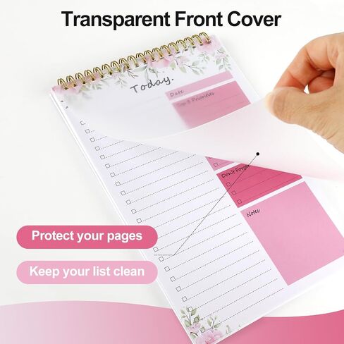 To Do List notepad - To Do List Notebook for Work with 52 Sheets, Undated Daily Planner Perfect for Daily Tasks and Goal Setting, To Do List Notepad Suitable for Office, Desk, Classroom, in Saudi Arabia