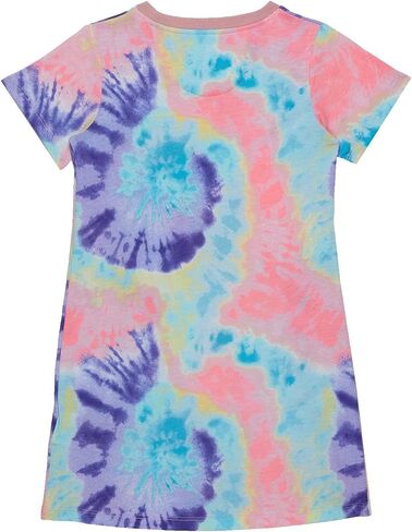 Nike Girl's NSW Tie-Dye Shirtdress (Toddler/Little Kids) Arctic Punch 6X Little Kid in Saudi Arabia