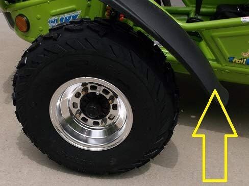 Trailmaster 150 & 300 Front Replacement Go Kart Fenders (2 Pack) in Saudi Arabia
