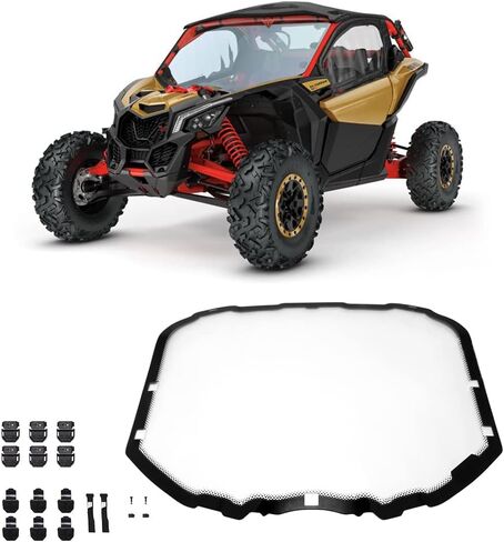 NIXFACE X3 Full Front Windshield Fit for 2017-2022 Can-am Maverick X3/Max/XRS /XDS/Turbo RR Relacement for #715002907 - Scratch Resistant in Saudi Arabia