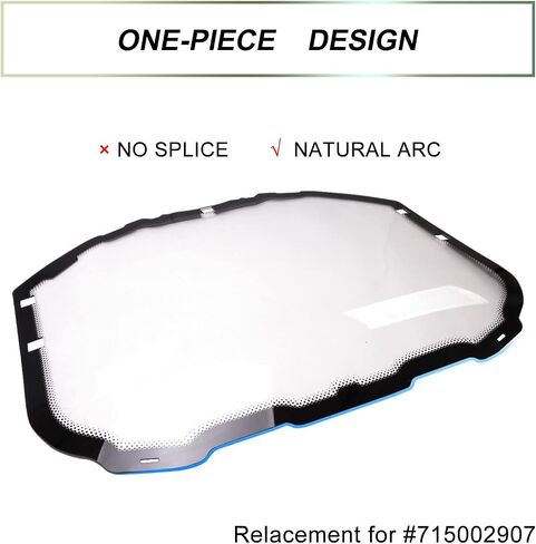 NIXFACE X3 Full Front Windshield Fit for 2017-2022 Can-am Maverick X3/Max/XRS /XDS/Turbo RR Relacement for #715002907 - Scratch Resistant in Saudi Arabia