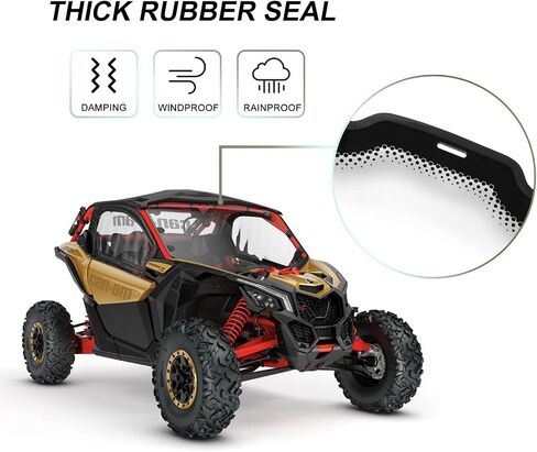 NIXFACE X3 Full Front Windshield Fit for 2017-2022 Can-am Maverick X3/Max/XRS /XDS/Turbo RR Relacement for #715002907 - Scratch Resistant in Saudi Arabia