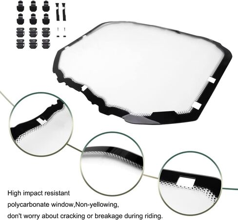 NIXFACE X3 Full Front Windshield Fit for 2017-2022 Can-am Maverick X3/Max/XRS /XDS/Turbo RR Relacement for #715002907 - Scratch Resistant in Saudi Arabia