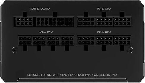 Corsair RM1000e Fully Modular Low-Noise ATX Power Supply (Dual EPS12V Connectors, Low-Noise, 105°C-Rated Capacitors, 80 PLUS Gold-Certified Efficiency, Modern Standby Support) Black in Saudi Arabia