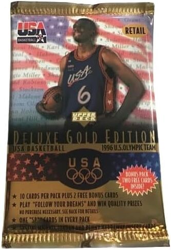 1996 النسخة الذهبية الفاخرة لكرة السلة من Upper Deck USA in Saudi Arabia