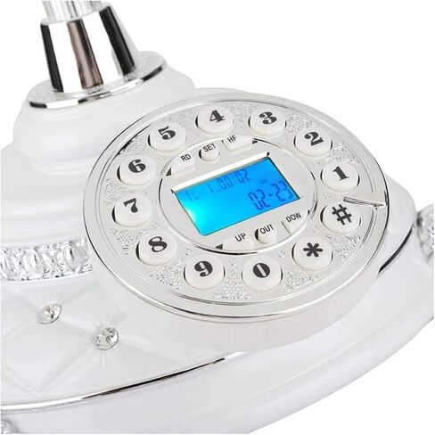 هاتف V BESTLIFE العتيق، هاتف أرضي عتيق مطلي بالأحجار الكريمة مع FSK وDTMF لديكور مكتب الفندق in Saudi Arabia