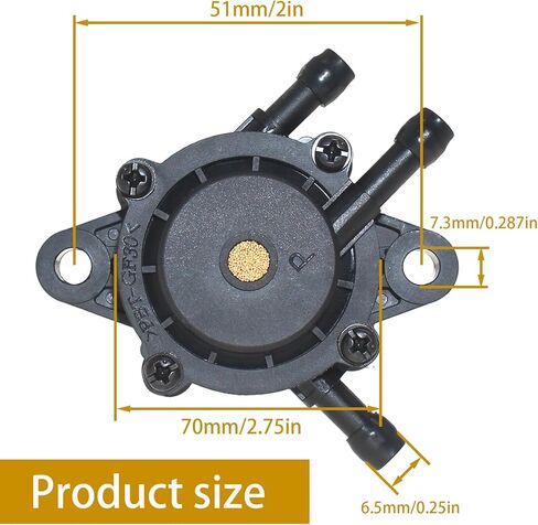 مضخة الوقود 808656 متوافقة مع BS 691034 كوهلر CH730 CH680 CV750-CV730 CV25-CV20 AV735-AV710 SV735-SV590 Honda16700Z0J003 GC160 JD l130 l120 l118 l111 Kawasaki FX850V FH721V FH5 00 فولت FH430V 17-25 حصان in Kuwait