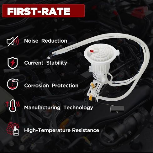 مجموعة مضخة الوقود متوافقة مع 2005-2007 شيفروليه SSR وتريل بليزر، بويك رينييه، جي إم سي إنفوي، ايسوزو اسيندر، ساب 9-7x، 4.2 لتر 5.3 لتر، وحدة الوقود مع مستشعر الضغط تحل محل E3707M in Kuwait
