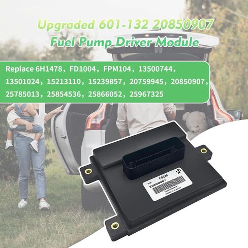 Upgraded 601-132 OEM Fuel Pump Driver Module Compatible with H2 H3 Savana Sierra Yukon Colorado Express Suburban Tahoe Acadia series，Replace 20850907，FD1004，FPM104，13500744，13501024，15213110,etc in Saudi Arabia