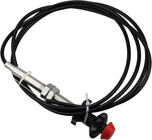 Control Cables Throttle Cable with 2 in Knob, 10 Ft. Length Universal Fit, Locking Throttle Cable OE 55204 in Saudi Arabia