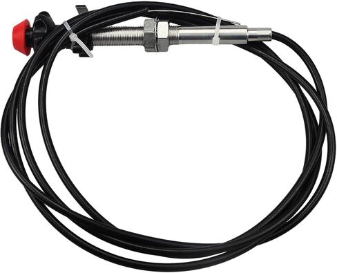 Control Cables Throttle Cable with 2 in Knob, 10 Ft. Length Universal Fit, Locking Throttle Cable OE 55204 in Saudi Arabia