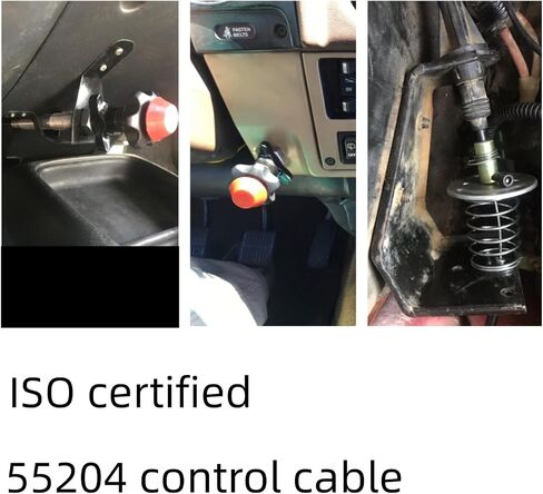 Control Cables Throttle Cable with 2 in Knob, 10 Ft. Length Universal Fit, Locking Throttle Cable OE 55204 in Saudi Arabia