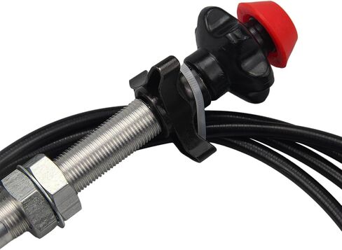 Control Cables Throttle Cable with 2 in Knob, 10 Ft. Length Universal Fit, Locking Throttle Cable OE 55204 in Saudi Arabia