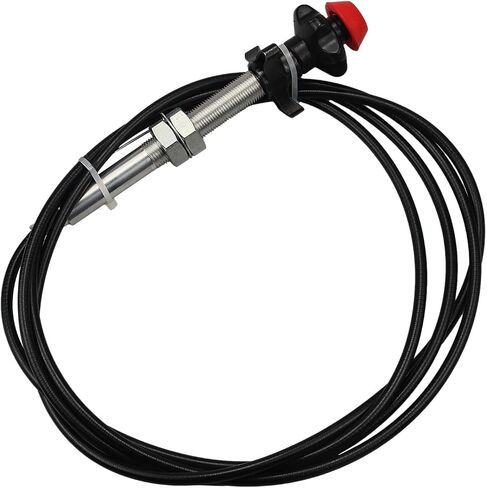 Control Cables Throttle Cable with 2 in Knob, 10 Ft. Length Universal Fit, Locking Throttle Cable OE 55204 in Saudi Arabia