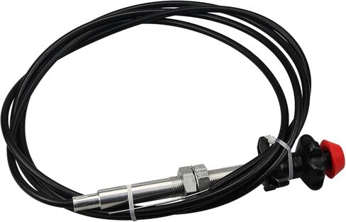 Control Cables Throttle Cable with 2 in Knob, 10 Ft. Length Universal Fit, Locking Throttle Cable OE 55204 in Saudi Arabia