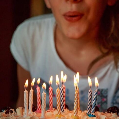 280-Count Birthday Candles - Spiral Candles for Cake or Cupcake - Celebration Candles - Giant Pack for Cakes - Colorful Birthday Candles in Saudi Arabia