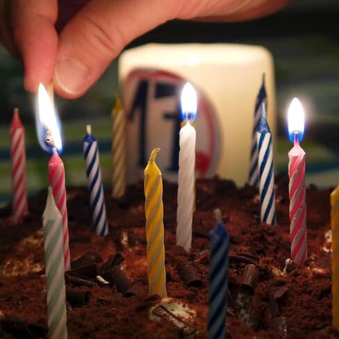 280-Count Birthday Candles - Spiral Candles for Cake or Cupcake - Celebration Candles - Giant Pack for Cakes - Colorful Birthday Candles in Saudi Arabia