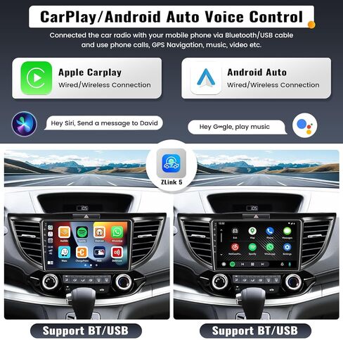 UNITOPSCI 2G+64G لهوندا CRV 2012-2016 راديو Android Car Stereo Wireless Apple CarPlay Android Auto Mirror Link 9 بوصة تعمل باللمس GPS Navigation WiFi Bluetooth FM/RDS راديو مع كاميرا احتياطية in Saudi Arabia