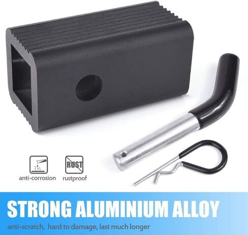 أحدث محول استقبال وصلة المقطورة من الفئة V إلى 2 بوصة من الفئة III&IV - سبائك الألومنيوم شديدة التحمل مقاس 2.5 بوصة إلى 2 بوصة مع دبوس وصلة ومشبك in Kuwait