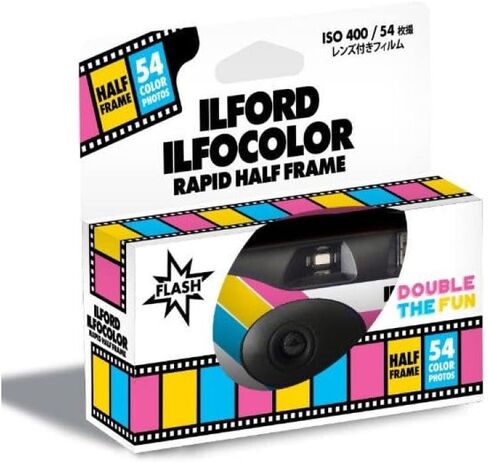 Ilford Ilfocolor Half Frame Single Use Camera (54 Exposures) 2005216 in Saudi Arabia