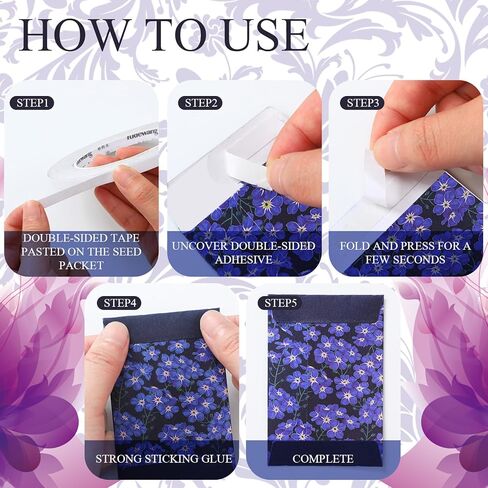 200 قطعة غير مملوءة من Forget Me Not Packets Forget Me Not Favor مظاريف مفضلة للحفلات التذكارية والحفلات التذكارية والمناسبات التذكارية والعزاء وديكورات الجنازات التذكارية in Kuwait