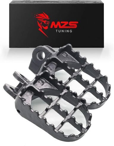 أوتاد قدم الدراجة الترابية MZS، ملحقات مسند القدم Motocross Footpeg MX باللون الرمادي المتوافق مع DRZ400 00-04 | DRZ400E DZR400S 00-07 | DRZ400SM 05-17 | RM125/RM250 91-02 | آر إم إكس 250 93-98 | KLX400R 03-04 in Kuwait