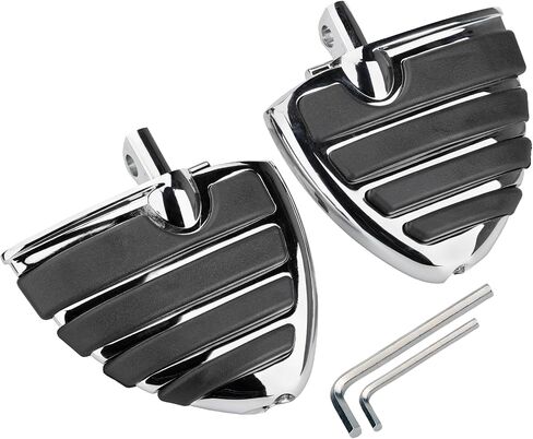 Motorcycle Mini Board Rider Floorboards Highway Footpegs Adjustable Passenger Foot Rest Pedal Male Mount Compatible with Harley Touring Sportster Softail Road Glide Street Glide in Kuwait