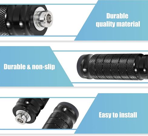1 زوج 6 مللي متر الألومنيوم Aolly دراجة نارية Rearsets الخلفية مجموعة مسند القدمين Footpeg القدم الراحة الوتد دراجة نارية دراجة الدراجات الأزرق in Saudi Arabia