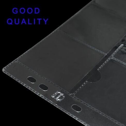 15 ورقة بلاستيكية 300 جيب قياسي بـ 9 فتحات للعملات المعدنية، حشوات جيب للعملات المعدنية، أكمام مجمعة لمستلزمات تخزين مجموعة من الورق المقوى مقاس 2 × 2 بوصة، 2.05 × 2.05 بوصة، 20 جيبًا/ورقة in Kuwait