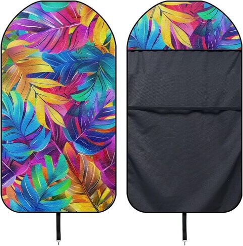 American Flag Sunflower Sweat Car Seat Hoodies for Car,Truck,SUVs,Waterproof Towel Seat Shield for Front Seat,Machine Washable Seat Armour Great for Running Workout Gym in Saudi Arabia