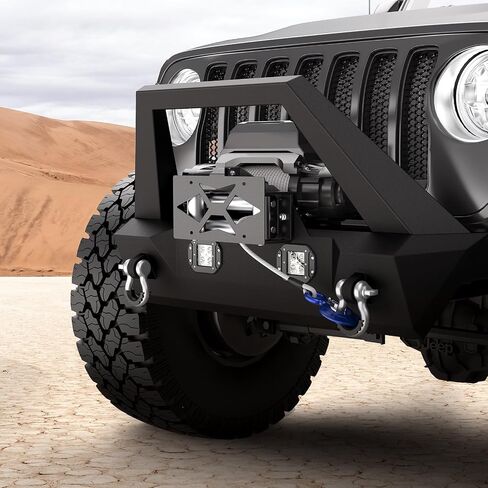License Plate Mounting Bracket, Flip up Winch License Plate Holder, Hawse and Roller Fairlead Compatible License Plate Bracket in Saudi Arabia