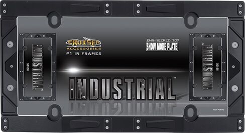 Cruiser Accessories 22230 Barbed Wire II License Plate Frame, Chrome, 1 Frame in Saudi Arabia