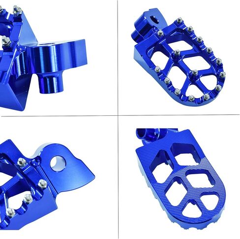 دراجة نارية أوتاد القدم CNC Footpegs دواسة القدم الراحة ل YZ65 18-23 YZ85 02-23 YZ125 97-23 YZ250 98-23 YZ250F WR250F 01-23 YZ450F WR450F 03-23 ​​YZ125X 17-23 YZ250X YZ250FX YZ450FX Pit Di دراجة نارية (أزرق) in Kuwait
