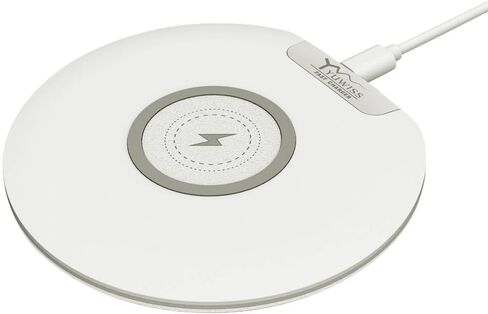 YW YUWISS Wireless Charger, 10W Max Fast Wireless Charging Pad Compatible with iPhone 15/15 Plus/15 Pro Max/14/13/SE 2022/12/11/X/8,Samsung Galaxy S22/S21/S20 (Ivory) in Saudi Arabia