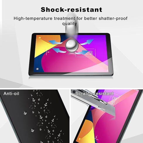 KIQ 2 حزمة من الزجاج المقسى لـ TCL Tab 8 LE واقي الشاشة المضاد للخدش in Kuwait