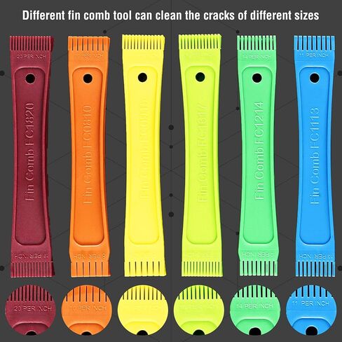 مجموعة أدوات مشط الزعانف FCR6 لمكثف مبخر التيار المتردد in Kuwait