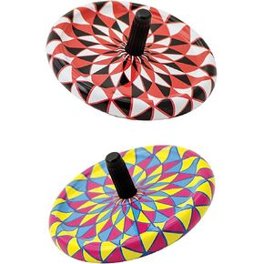 Schylling SC-TTT Tiny TIN Tops, Assorted Designs and Colours