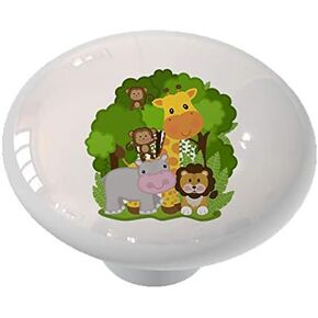 Baby Animals of The Jungle Drawer/Cabinet Knob