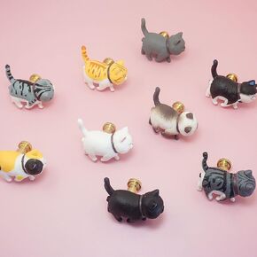 Cute Cat Drawer Knob for Kids Bedroom Lovely Kitty Cabinet Pulls Dresser Handle Furniture Hardware (1, Cat -1)