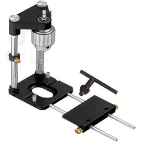 Woodworking Drill Adjustable Drilling Template Plastic+Metal Hole Punch Locator for DIY