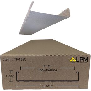 غلاف 4 قدم حول غلاف الضوء Diffuser 10 5/16 "" W x 1 15/16 "" H X 47 11/16 ″ L (بين الخطاف = 9 1/2 "") (TF-155C) ، PRISMATAC