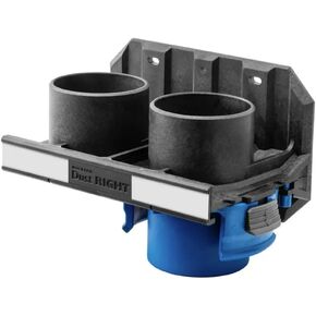 2-1/2" Dust Collection Manifold Starter Kit - Single Hose Switching Dust Collection Fittings w/Reinforced Plastic - Efficient Airflow Vacuum Hose Extension Base Includes Peel-and-Stick Labels