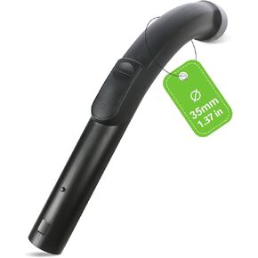For Miele Vacuum Cleaner Bent End Hose, Plastic Replacement Part, Compatible with C1, C2, C3, S4 Canister Models S8340 S381