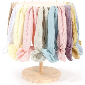 Povetire Baby Baby Holder Bow Organizer for Girs ، Hair Ries عرض نايلون شعر تخزين الرأس التفاف الالتفاف منظم للاشتعال للأطفال الأطفال الصغار