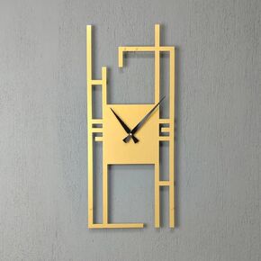 Carisma Metal Wall Clock-التصميم الصناعي والحديث الأنيق ، 35-100 سم (13.8 "-39.4")-فولاذ جودة متميز ، متوفر باللون الأسود والفضي والذهب ، جدار سهلة ، (فضية ، 50 سم-20 بوصة)