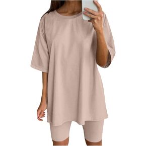 2 Piece Workout Sets For Women Lounge Top And Shorts Set Cute Clothing Plus Size Sweat Outfit Travel Summer Going Out