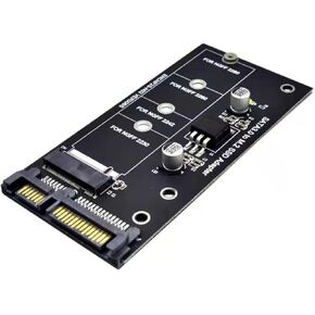 NGFFS إلى بطاقة محول SATA3 عالية الكفاءة SATA3 NGFFS HDDS تحويل بطاقة المحول NVME HDDS ترقية SATA3 6GBPS NGFF