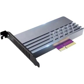 PCIE 5.0x4 إلى NVME بطاقة توسيع محول القرص الصلب لنقل بيانات السرعة السريعة 128GBPS للأقراص الصلبة PCIE5.0