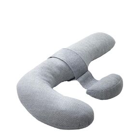 Momcozy Original F Shaped Pregnancy Pillow with Air Layer Cover, Grey