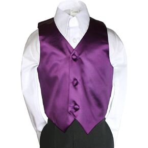 Boys Satin Vest from Baby to Teen